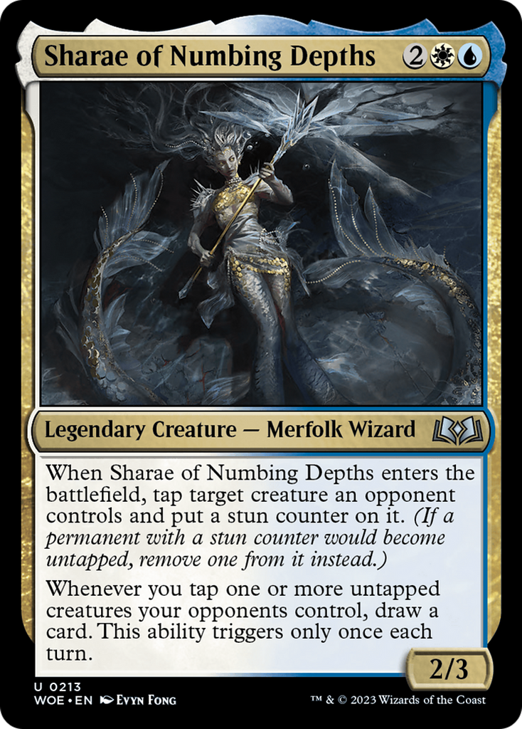 Magic: The Gathering - Sharae of Numbing Depths - Wilds of Eldraine