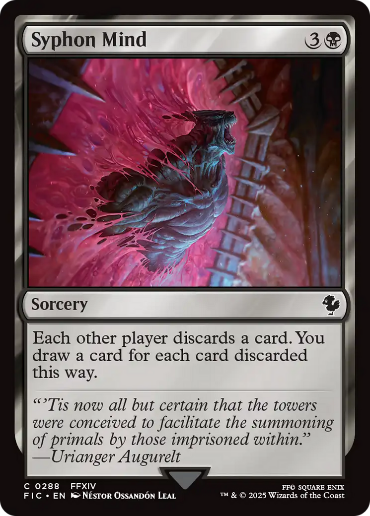 Magic: The Gathering - Syphon Mind - Final Fantasy Commander