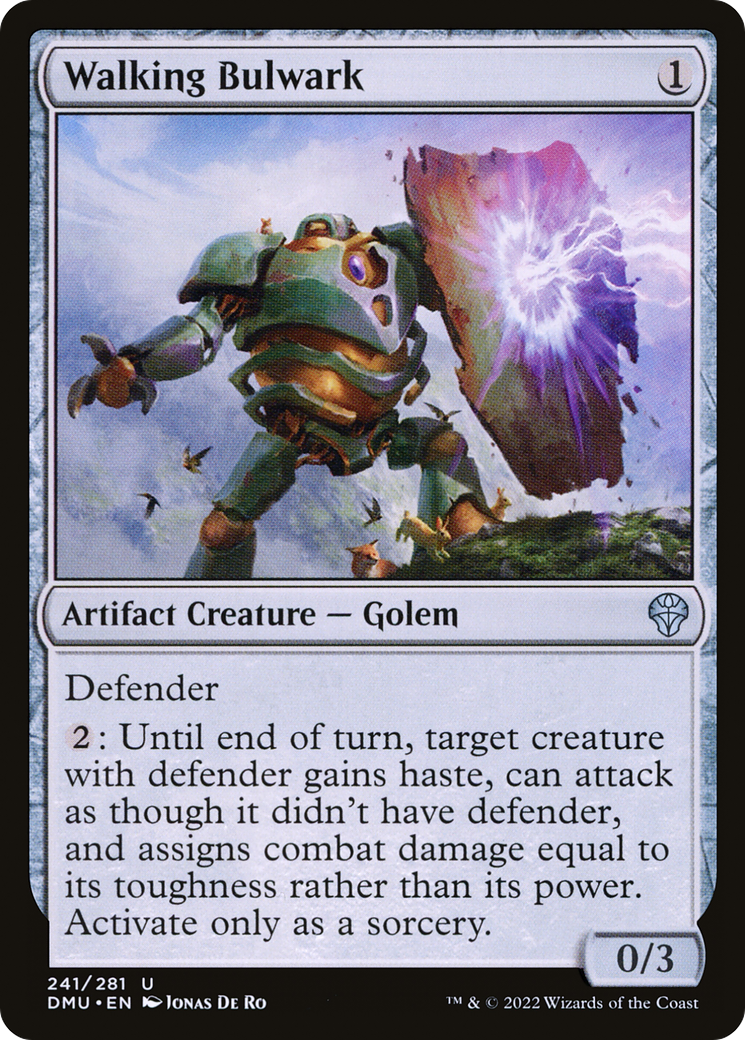 Magic: The Gathering - Walking Bulwark Foil - Dominaria United