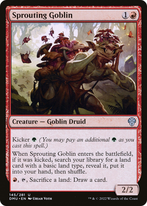 Magic: The Gathering - Sprouting Goblin - Dominaria United