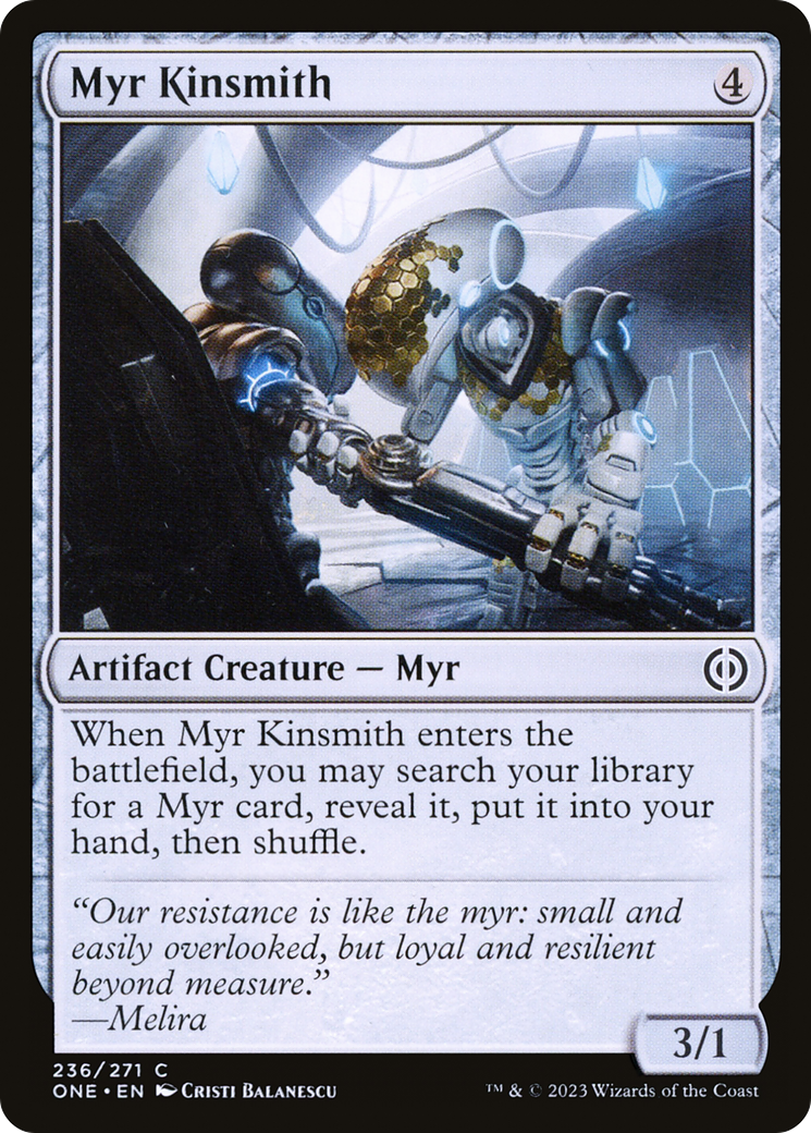 Magic: The Gathering - Myr Kinsmith Foil - Phyrexia: All Will Be One
