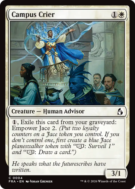 Magic: The Gathering - Campus Crier Foil - Reality Fracture