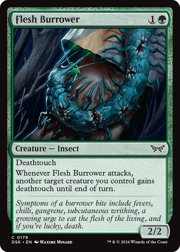 Magic: The Gathering - Flesh Burrower - Duskmourn: House of Horror