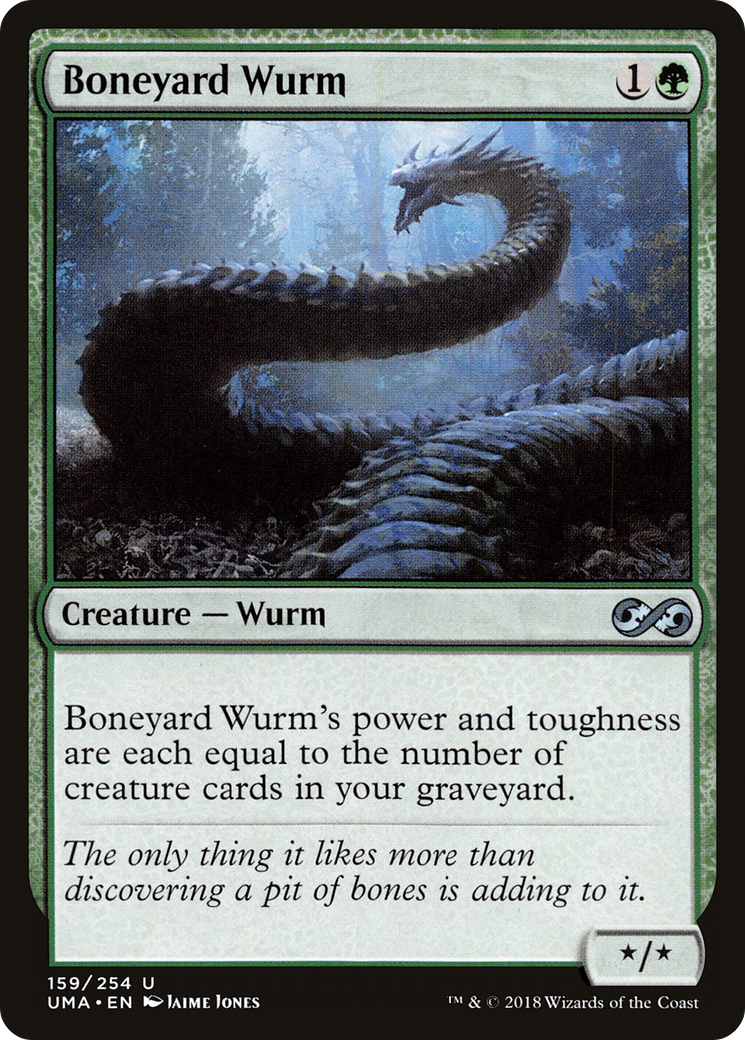 Magic: The Gathering - Boneyard Wurm Foil - Ultimate Masters
