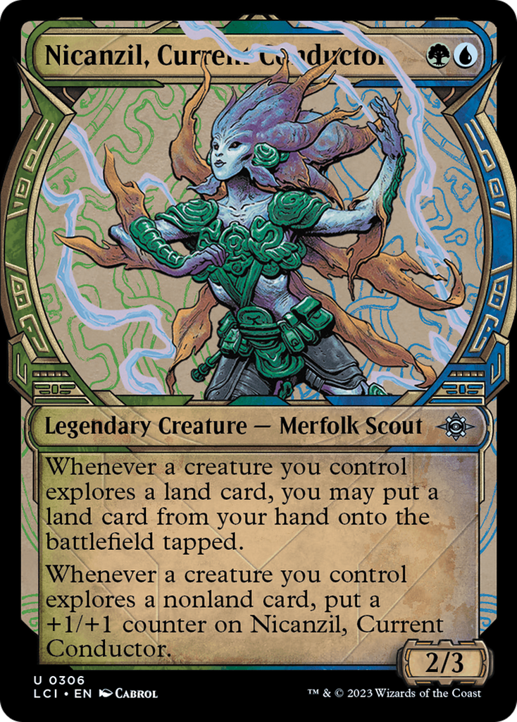 Magic: The Gathering - Nicanzil, Current Conductor Foil - The Lost Caverns of Ixalan