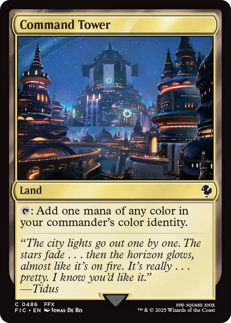 Magic: The Gathering - Command Tower - Final Fantasy Commander