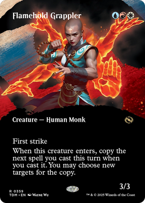 Magic: The Gathering - Flamehold Grappler Foil - Tarkir: Dragonstorm