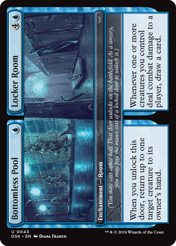 Magic: The Gathering - Bottomless Pool // Locker Room Foil - Duskmourn: House of Horror