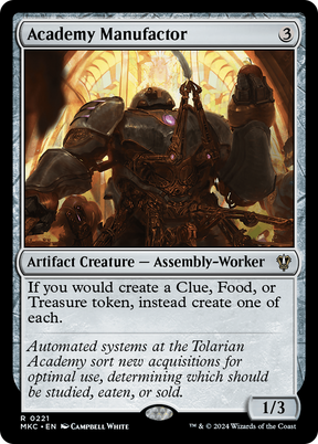 Magic: The Gathering - Academy Manufactor - Murders at Karlov Manor Commander