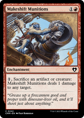 Magic: The Gathering - Makeshift Munitions Foil - Commander Masters