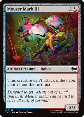 Magic: The Gathering - Mouser Mark III Foil - Teenage Mutant Ninja Turtles