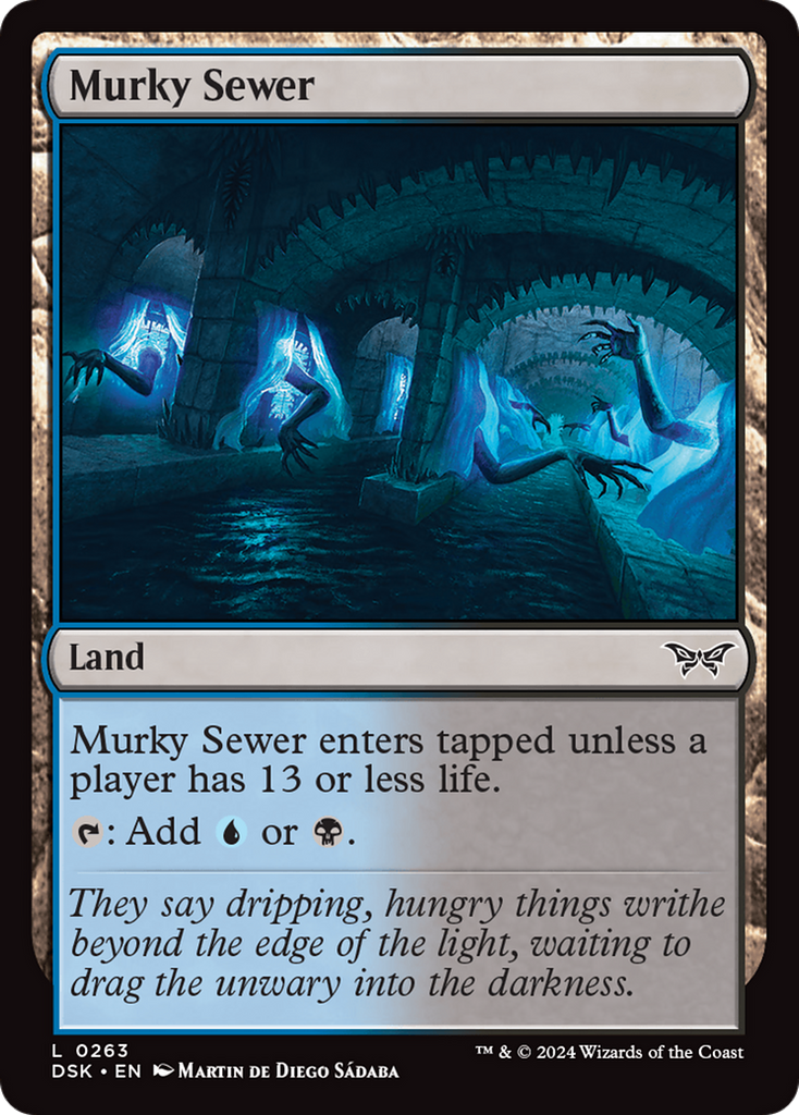 Magic: The Gathering - Murky Sewer Foil - Duskmourn: House of Horror