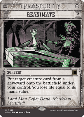Magic: The Gathering - Reanimate - Breaking News