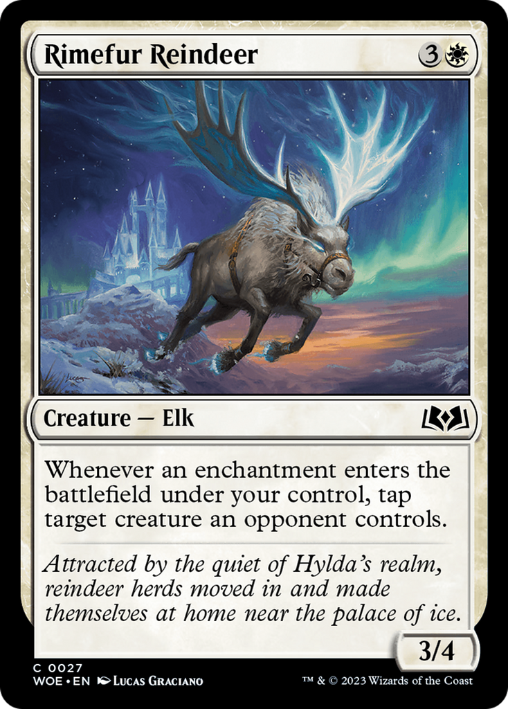 Magic: The Gathering - Rimefur Reindeer - Wilds of Eldraine