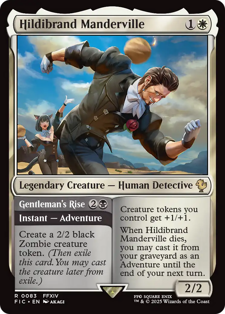 Magic: The Gathering - Hildibrand Manderville // Gentleman's Rise - Final Fantasy Commander