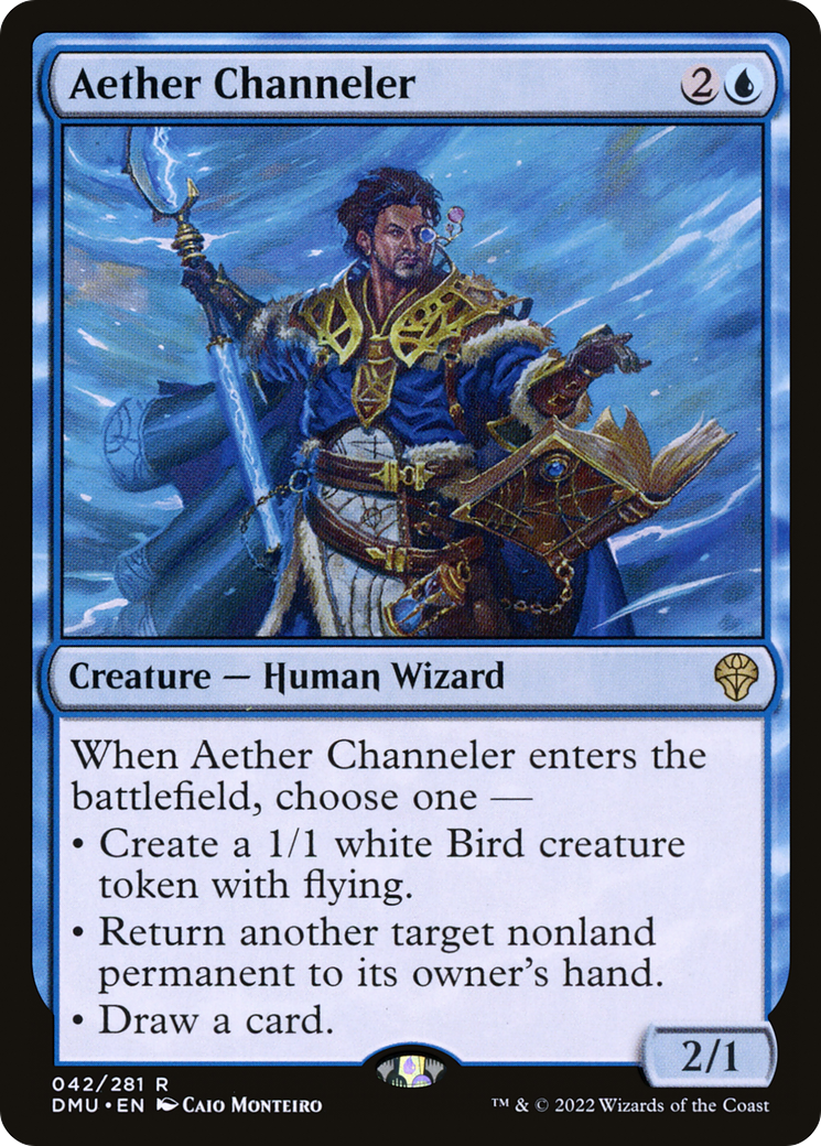 Magic: The Gathering - Aether Channeler Foil - Dominaria United