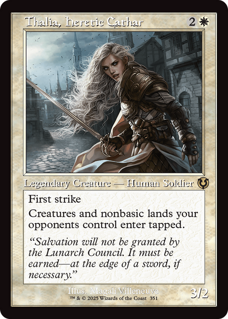 Magic: The Gathering - Thalia, Heretic Cathar - Innistrad Remastered