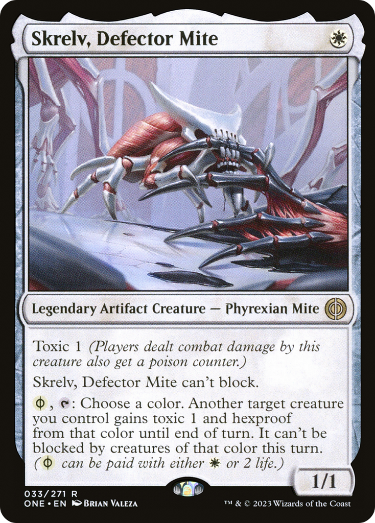 Magic: The Gathering - Skrelv, Defector Mite Foil - Phyrexia: All Will Be One