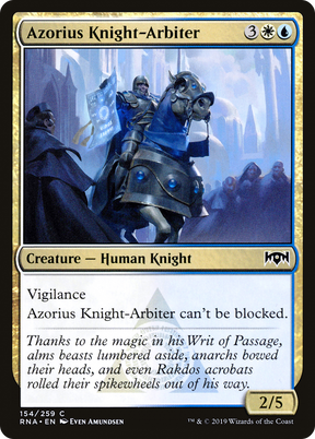 Magic: The Gathering - Azorius Knight-Arbiter Foil - Ravnica Allegiance
