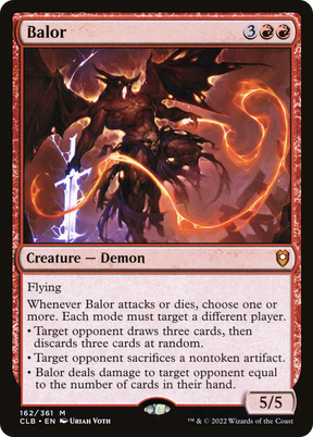 Magic: The Gathering - Balor - Commander Legends: Battle for Baldur's Gate