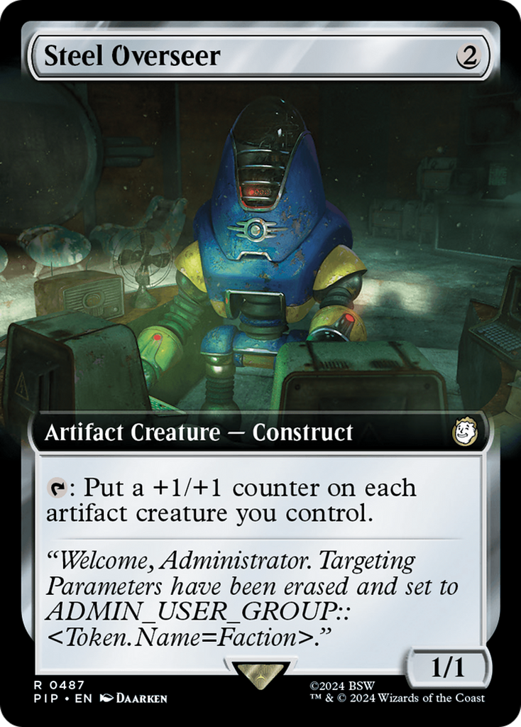 Magic: The Gathering - Steel Overseer Foil - Fallout