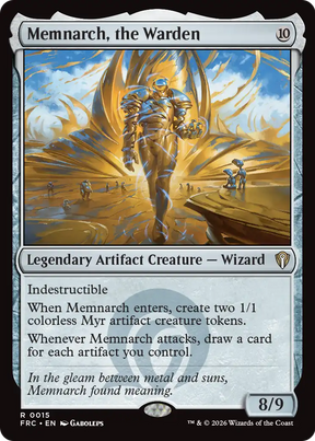 Magic: The Gathering - Memnarch, the Warden - Reality Fracture Commander