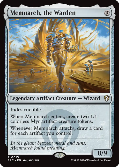 Magic: The Gathering - Memnarch, the Warden - Reality Fracture Commander