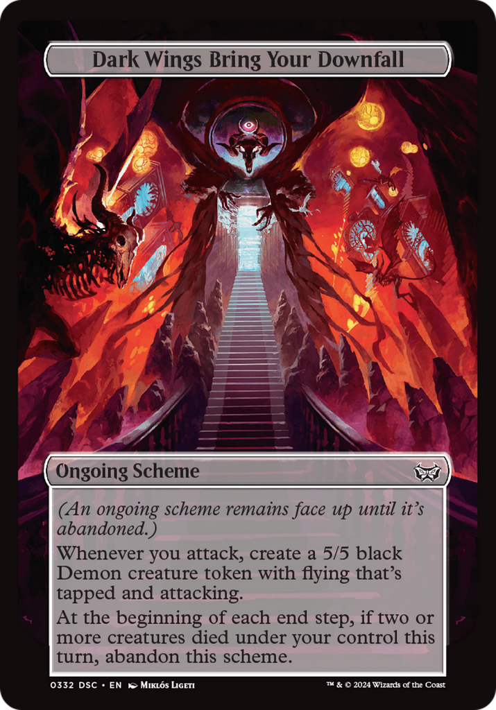 Magic: The Gathering - Dark Wings Bring Your Downfall - Duskmourn: House of Horror Commander