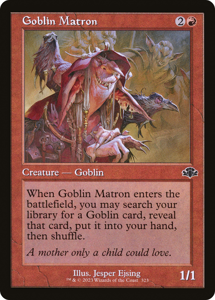 Magic: The Gathering - Goblin Matron Foil - Dominaria Remastered