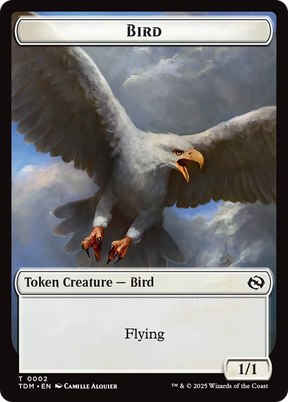 Magic: The Gathering - Bird Token - Tarkir: Dragonstorm Tokens