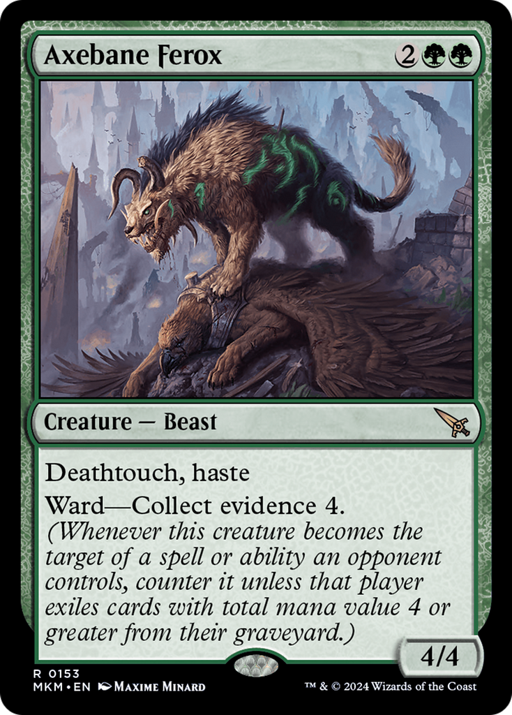 Magic: The Gathering - Axebane Ferox - Murders at Karlov Manor