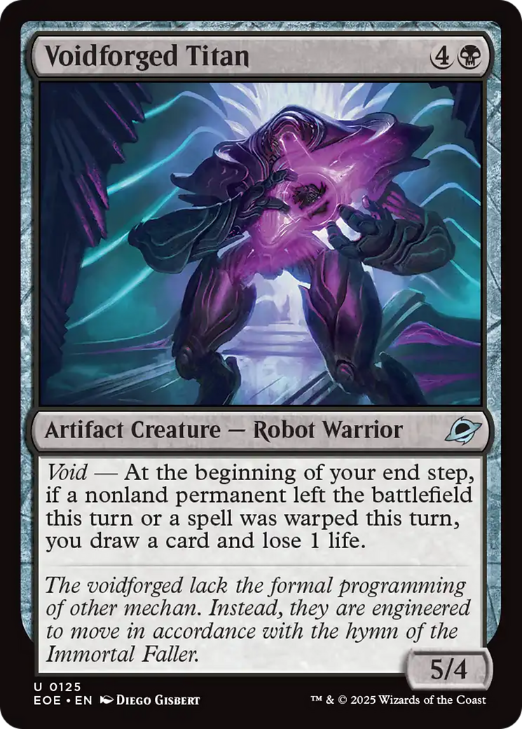 Magic: The Gathering - Voidforged Titan Foil - Edge of Eternities