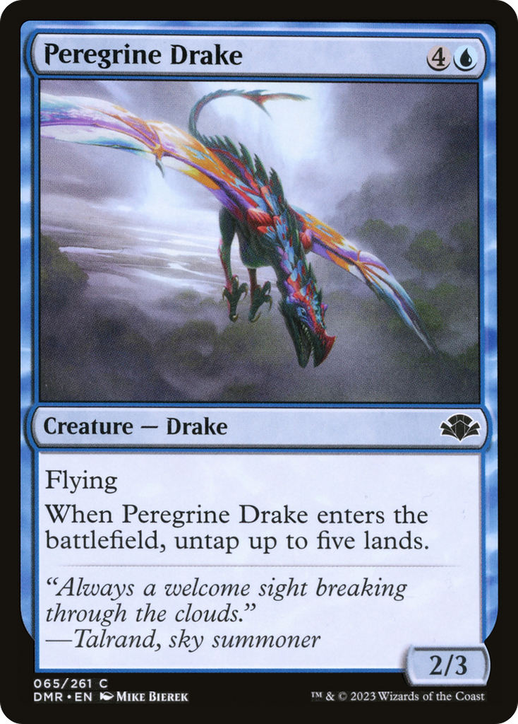 Magic: The Gathering - Peregrine Drake Foil - Dominaria Remastered