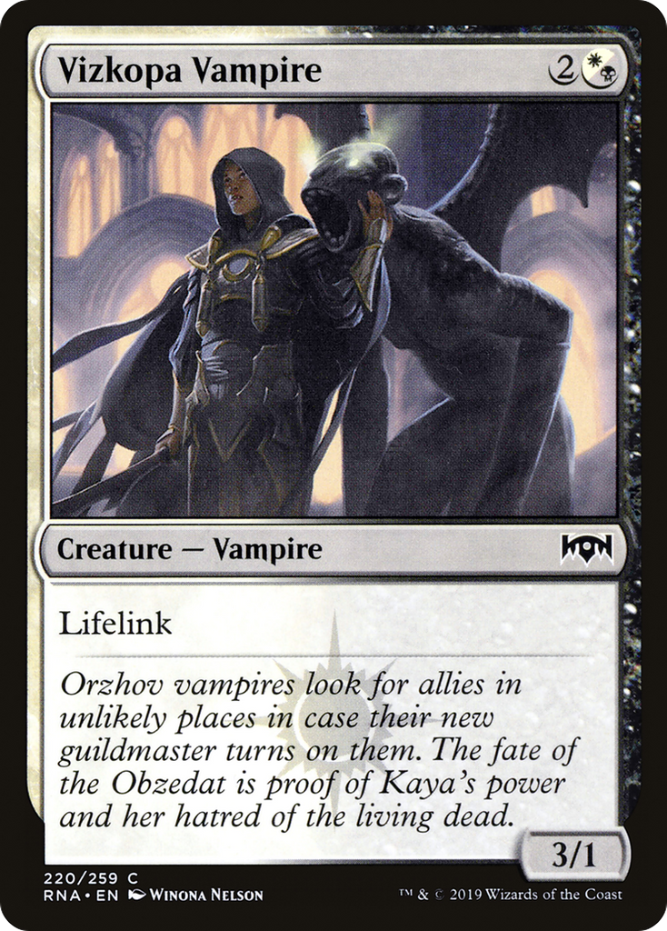 Magic: The Gathering - Vizkopa Vampire Foil - Ravnica Allegiance