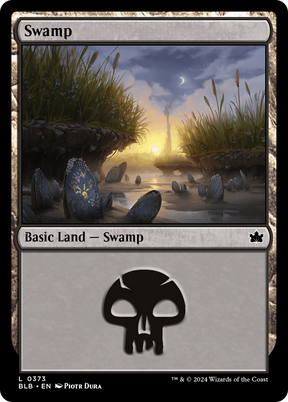Magic: The Gathering - Swamp #373 Foil - Bloomburrow