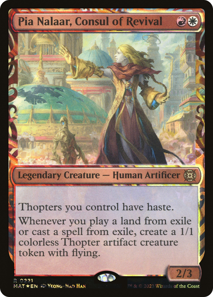 Magic: The Gathering - Pia Nalaar, Consul of Revival Foil - March of the Machine: The Aftermath