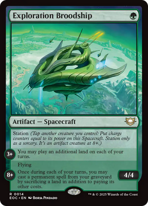 Magic: The Gathering - Exploration Broodship - Edge of Eternities Commander