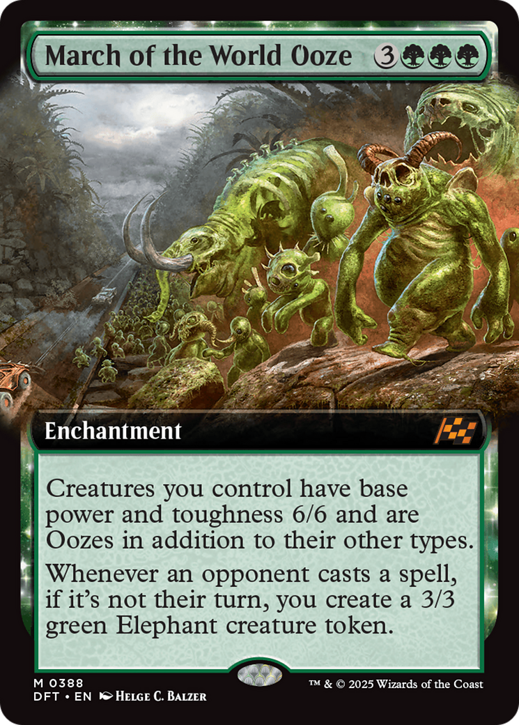 Magic: The Gathering - March of the World Ooze Foil - Aetherdrift
