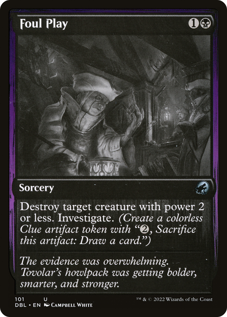 Magic: The Gathering - Foul Play Foil - Innistrad: Double Feature