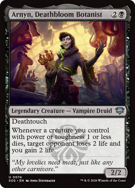 Magic: The Gathering - Arnyn, Deathbloom Botanist - Secrets of Strixhaven