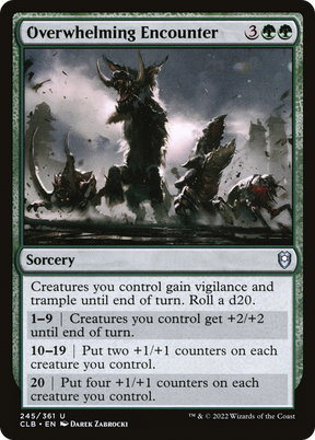 Magic: The Gathering - Overwhelming Encounter - Commander Legends: Battle for Baldur's Gate