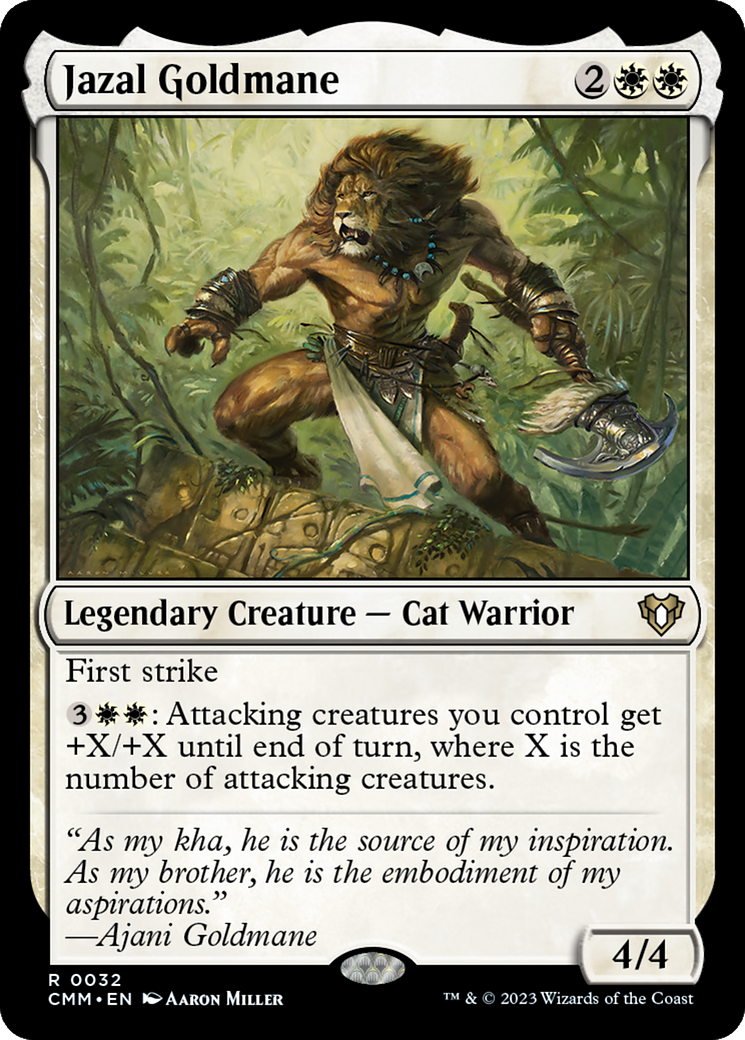 Magic: The Gathering - Jazal Goldmane Foil - Commander Masters