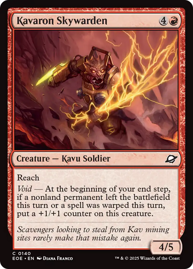 Magic: The Gathering - Kavaron Skywarden Foil - Edge of Eternities