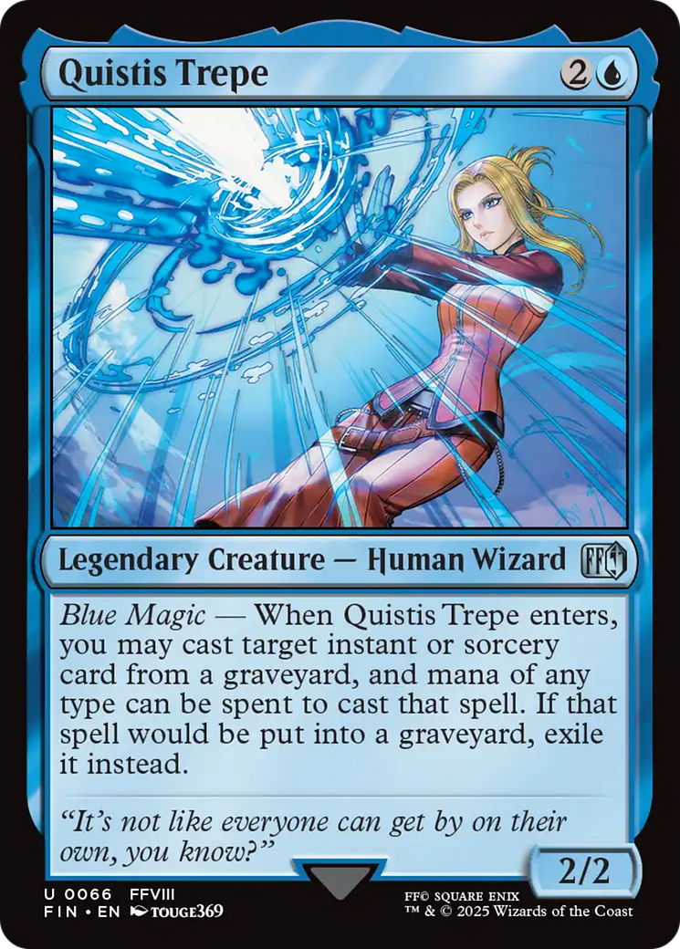 Magic: The Gathering - Quistis Trepe Foil - Final Fantasy
