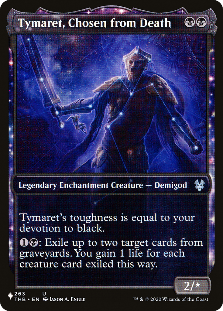 Magic: The Gathering - Tymaret, Chosen from Death - The List