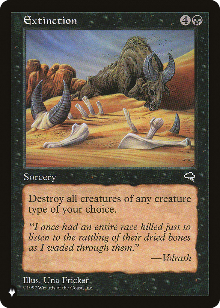 Magic: The Gathering - Extinction - The List