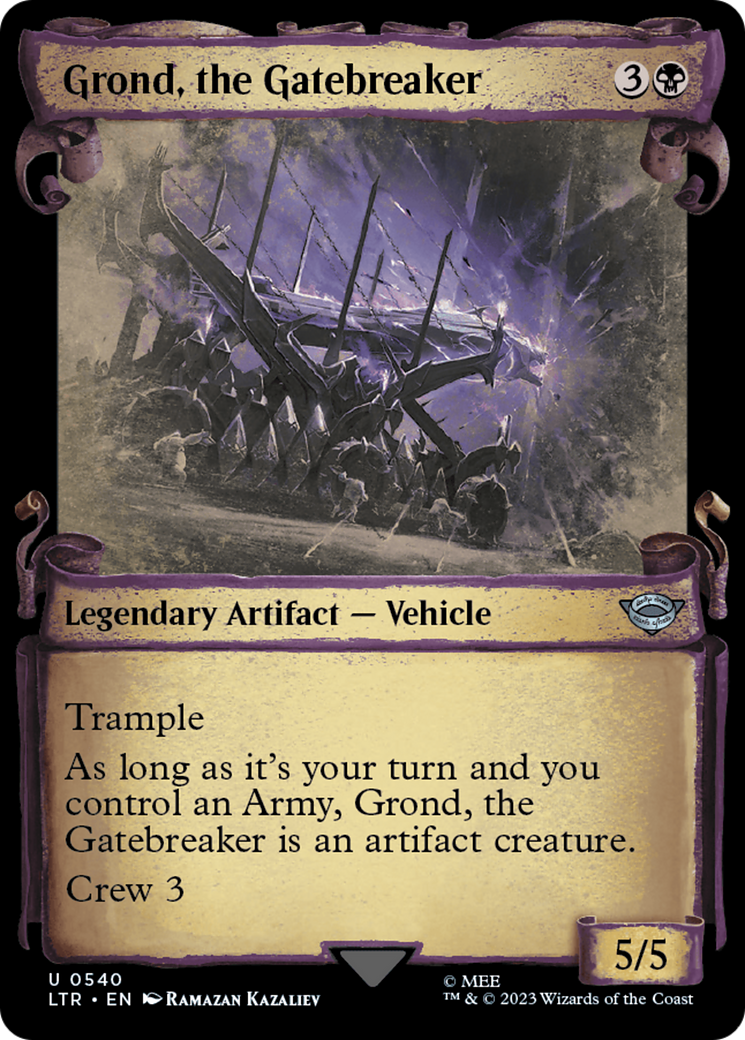 Magic: The Gathering - Grond, the Gatebreaker Foil - The Lord of the Rings: Tales of Middle-earth