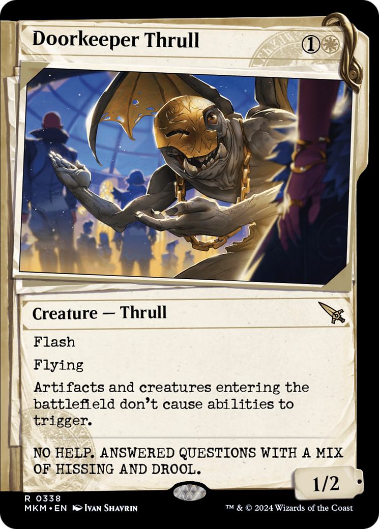 Magic: The Gathering - Doorkeeper Thrull Foil - Murders at Karlov Manor