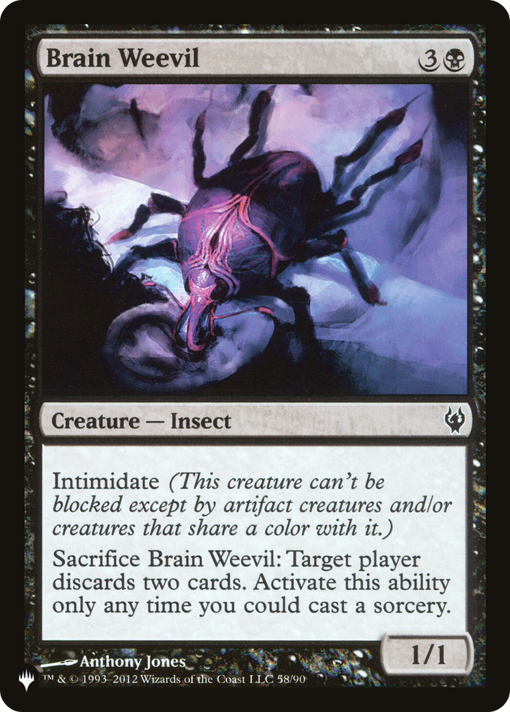 Magic: The Gathering - Brain Weevil - The List