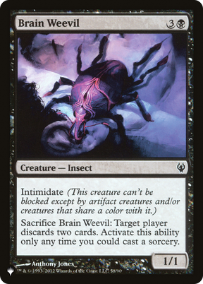 Magic: The Gathering - Brain Weevil - The List